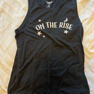 Old Navy Black Active Go-Dry Crew Neck Tank
